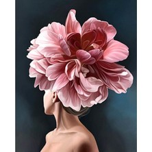 Emos avm Hobby Çiçek Kadın 11 Renkli Sayılarla Boyama Seti  Rulo