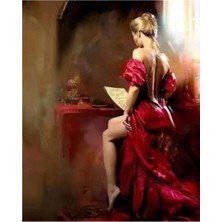 Emos avm Hobby Kırmızı Rüya Sayılarla Boyama Seti  Rulo