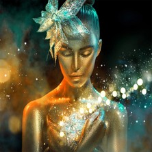 Emos avm Hobby Peri Kızı Sayılarla Boyama Seti  Rulo