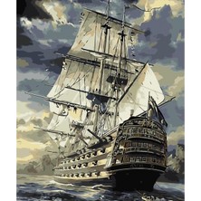 Emos avm Hobby Görkemli Kalyon Sayılarla Boyama Seti  Rulo