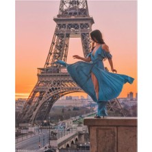 Emos avm Hobby Eyfelde Bir Güzel Sayılarla Boyama Seti  Rulo