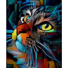 Emos avm Hobby Kedinin Bakışı 2 Sayılarla Boyama Seti  Rulo