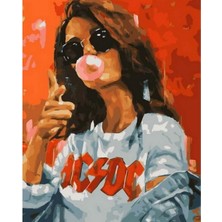 Emos avm Hobby Rapci Kız Sayılarla Boyama Seti  Rulo