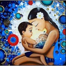 Emos avm Hobby Anne ve Melekleri Sayılarla Boyama Seti  Rulo