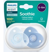 Philips Avent Soothie Ortodontik Saklama Kutulu 2li Emzik 0-6 Ay - Erkek