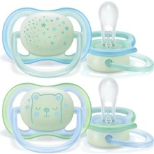 Philips Avent Ultra Air Night Karanlıkta Parlar Gece Emziği 0-6 ay Erkek