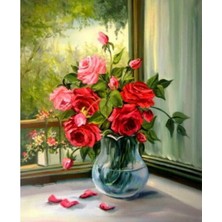 Emos avm Hobby Gül Yaprakları Sayılarla Boyama Seti  Rulo