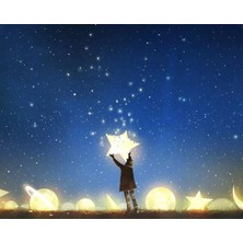 Emos avm Hobby Yıldızlar Altında Sayılarla Boyama Seti   Rulo