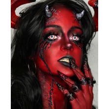 Emos avm Hobby Kırmızı Şeytan Sayılarla Boyama Seti  Rulo