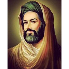 Emos avm Canvas Hz. Ali Sayılarla Boyama Seti  Kasnaklı