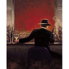 Emos avm Canvas Bardaki Adam Sayılarla Boyama Seti  Kasnaklı