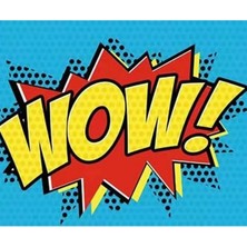 Emos avm Canvas Pop Art Wow Sayılarla Boyama Seti  Kasnaklı