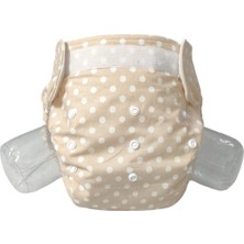 Bezhane Baby Ybb Yıkanabilir Bebek Bezi Cepli Puantiyeli  Desen  Cırt  Cırtlı 8 - 18 kg