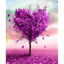 Emos avm Canvas Ask Ağacı Sayılarla Boyama Seti  Kasnaklı