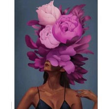 Emos avm Hobby Çiçek Kadın 23 Sayılarla Boyama Seti  Rulo