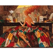 Emos avm Hobby Renkli Kadın 3 Sayılarla Boyama Seti  Rulo