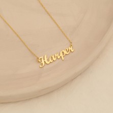 Nox Jewelry 925 Ayar Gümüş Script mt Font Isim Yazılı Kolye