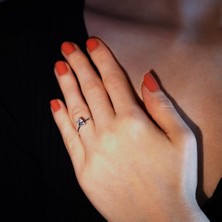 Keops Pırlanta 0,60 Karat Oval Pırlanta Tektaş Yüzük - Gia Sertifikalı