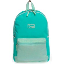 Kaukko Brıght Simli Okul Sırt Çantası Mint Yeşili K1100