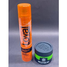 Fnx Barber Wax Matte Effect 150 ml + Loyal Turuncu Saç Spreyi Ultra Strong 400 ml