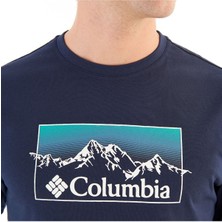 Columbia Csc Linear Range Erkek Kisa Kollu T-Shirt