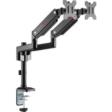 Gameon GO-2045 Gazlı Yay Çift Monitör Kolu 17" - 32"