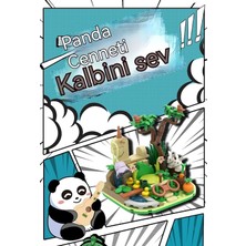 Papajack Hyt-Yapı Taşı Oyuncak Panda Serisi Çocuk Yapı Oyuncakları (Yurt Dışından)