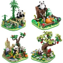Papajack Hyt-Yapı Taşı Oyuncak Panda Serisi Çocuk Yapı Oyuncakları (Yurt Dışından)