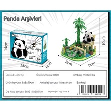 Papajack Hyt-Yapı Taşı Oyuncak Panda Serisi Çocuk Yapı Oyuncakları (Yurt Dışından)