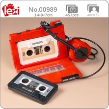 Papajack Lezi 00989 Kulaklıklı Kasetçalar ve Kaydedici Walkman Yapı Blokları (Yurt Dışından)