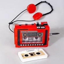 Papajack Lezi 00989 Kulaklıklı Kasetçalar ve Kaydedici Walkman Yapı Blokları (Yurt Dışından)