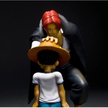 Papajack Hiçbir KUTU-18CM Tek Parça Anime Figürü Dört Imparator Shanks Hasır Şapka Luffy Action Figure Koleksiyonu Erkek Çocuk Heykeli Model Oyuncaklar Hediye (Yurt Dışından)