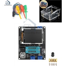 Papajack Dupont Test Kancası-Rusça Ingilizce Sürüm GM328A GM328B Transistör Test Cihazı Lcr Diyot Kapasite Esr Gerilim Frekans Ölçer Pwm Dıy Kiti Ile Kılıf (Yurt Dışından)