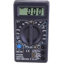 Papajack SIYAH-DT-830B 2 Renkli LCD Dijital Multimetre Ac/dc 750/1000 V Dijital Mini Multimetre Probu Voltmetre Ampermetre Ohm Tester Metre (Yurt Dışından)