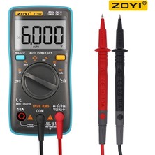 Papajack ZT102-ZOYI ZT102 / ZT102A Akıllı Dijital Multimetre 6000 Sayım Otomatik Aralık Ncv Sıcaklık Test Cihazı Ölçer (Yurt Dışından)