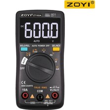 Papajack ZT102-ZOYI ZT102 / ZT102A Akıllı Dijital Multimetre 6000 Sayım Otomatik Aralık Ncv Sıcaklık Test Cihazı Ölçer (Yurt Dışından)