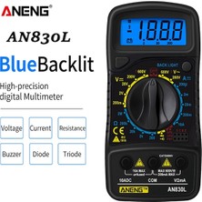 Papajack XL830L-ANENG XL830L Dijital Multimetre Esrmeter Test Cihazları Otomotiv Elektrik Dmm Transistör Cep Test Cihazı Metre Kapasite Ölçer (Yurt Dışından)