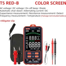 Papajack T1-B-Elektrikli Multimetre T1 Cep Akıllı Mini Multimetre Dijital Otomotiv Test Cihazı Truerms Ncv 600VAC Dc Voltaj Test Cihazı Taşınabilir (Yurt Dışından)