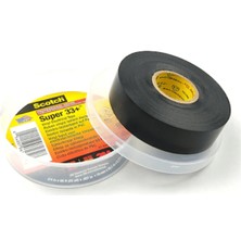 3M™ Scotch® Super 33+ Vinil Elektrik Bandı, Siyah (19mm x 20m)
