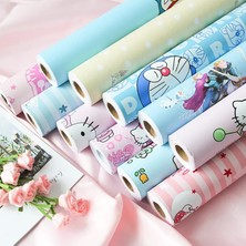 Longbang Shop No.16 Stili 45CMX3M Karikatür Duvar Kağıdı Kendinden Yapışkanlı Su Geçirmez ve Nem Geçirmez Yatak Odası Çocuk Odası Dekoratif Dıy Duvar Çıkartmaları Çocuk Duvar Kağıdı (Yurt Dışından)