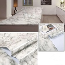 Longbang Shop No.20 Tarzı 60CMX2M 3D Mermer Vinil Su Geçirmez Duvar Kağıdı Banyo Masası Mutfak Ambry Tezgah Kendinden Yapışkanlı Etiket Mobilya Ev Dekor Için (Yurt Dışından)