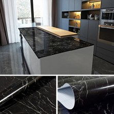 Longbang Shop No.15 Tarzı 40CMX5M 3D Mermer Vinil Su Geçirmez Duvar Kağıdı Banyo Masası Mutfak Ambry Tezgah Kendinden Yapışkanlı Etiket Mobilya Ev Dekor Için (Yurt Dışından)