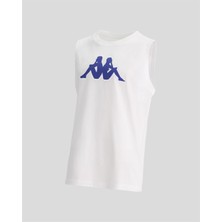Kappa Logo Dwal Erkek Beyaz-Mavi-Beyaz Regular Fit Tişört