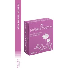 Moria Folic-M Folik Asit-Vitamin B6 Iyot-Vitamin B12 30 Dilaltı Tablet