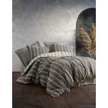 Cotton Box Smooth Çift Kişilik Nevresim Takımı Jamira Haki