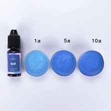 Mingjing Shop3 Mavi Stil 10 ml Çok Renkli Şişelenmiş Mum Renk Özü Dıy El Yapımı Mum Sabunu Aromaterapi Kalıp Pigment Boya Silika Jel (Yurt Dışından)