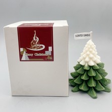 Mingjing Shop3 Bir Stil Yaratıcı Noel Atmosferi Dekorasyon El Hediye Dıy El Yapımı Aromaterapi Noel Ağacı Mum (Yurt Dışından)