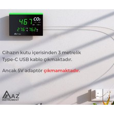 AZ Instruments Az 7729 Işıklı Display Ortam Hava Kalitesi Ölçer