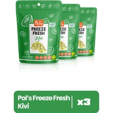 Pol's Freeze Fresh Kivi 3 adet x 20 g Dondurularak Kurutulmuş Meyve