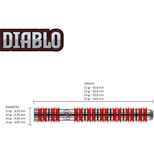 Winmau Diablo %90 Tungsten Çelik Uçlu Dart Oku